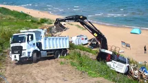 Sinop'ta Kaçak Yapılara Yıkım Başladı