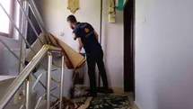Van'da Evde Yangın Çıktı