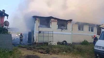 Sakarya'da Ahşap Ev Yangını
