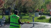 Bayburt'ta Kene İlaçlaması Yapıldı