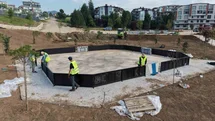 Yeşilyurt Millet Bahçesi'nde Oyun Alanları Kuruluyor