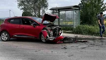 Sakarya'da Kafa Kafaya Çarpışma