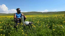 2 bin 800 yıllık tarihin izinde açan sarı çiçekler mest ediyor
