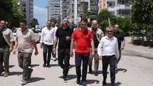 Adana'da Başkan Kozay Mahalle Ziyareti Yaptı