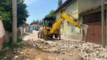 İnönü'de Yol Yenileme Çalışmaları Başladı