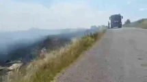 İpsala'da Mera Yangını Kontrol Altına Alındı