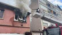 İki katlı müstakil evde çıkan yangın korkuttu