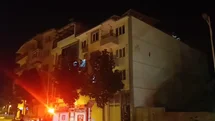 Malatya'da Apartman Çatısında Göçük Oldu