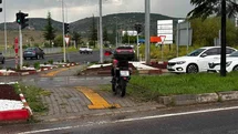 Tavşanlı’da Motosiklet Kaza Yaptı