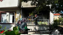 Tavşanlı'da Balkon Yangını Paniği