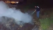 Bolu’da korkutan anız yangını: Ormana sıçramadan söndürüldü