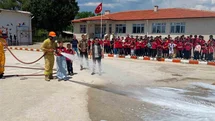 Muğla’da öğrencilere orman yangını tatbikatı yapıldı