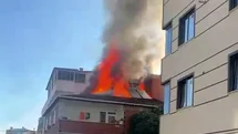 Gebze'de 3 Katlı Apartmanda Yangın Çıktı