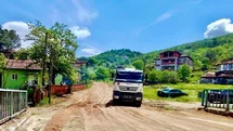 Sinop'ta Yol Çalışmaları Devam Ediyor