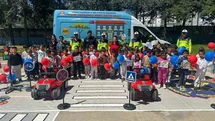Jandarmadan 85 öğrenciye trafik eğitimi
