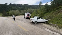 Kastamonu'da Kontrolden Çıkan Araç Kaza Yaptı