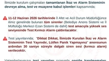 Bartın'da Afet Uyarı Sistemi Kuruldu