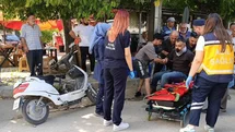 Bursa'da Motosiklet Kazası