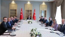 Cumhurbaşkanı Yardımcısı Yılmaz Kurul Üyeleriyle Görüştü
