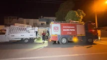 Yükselen Alevler Mahalleliyi Sokağa Döküyor