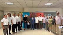 Burhaniye'de Proje Yürütücülerine Belge Verildi