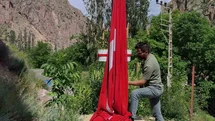 Erzurum'da Düşen Bayrak Onarıldı