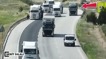 Gaziantep'te Dronlu Trafik Denetimi