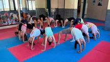 Germencikli çocuklar cimnastik kurslarında hem eğleniyor, hem gelişiyor