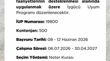 Niğde’de 500 kişilik istihdam fırsatı