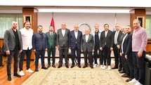 Kayseri'de Kayserispor Yönetimi Ziyaret Gerçekleştirdi