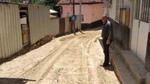 Sel suları köyü esir aldı, maddi hasar meydana geldi