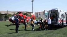 84 Yaşındaki Hasta Helikopterle Malatya'ya Taşındı