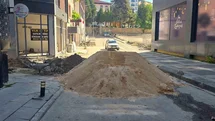 İnşaat çalışmasında 2 sokak kapanınca esnaf çileden çıktı