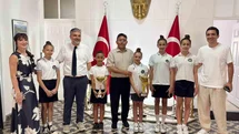 Marmaris’in Şampiyon Jimnastikçileri Kaymakam Kaya ile Buluştu