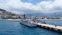 Alanya Limanı'nda Savaş Gemilerine İlgi