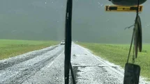 Kars'ta Dolu Yağışı Tarımı Vurdu
