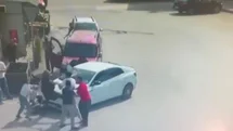 Ankara'da Kavga Anı Güvenlik Kamerasında