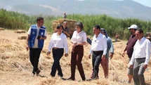 Ekinanbarı’nda üreticinin yükünü hafifleten destek