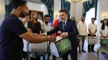 Bursa'da Şampiyon Marşının Bestecileri Ağırladı