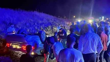 Bingöl'de Takla Atan Otomobil Kazası