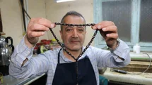 Erzurum'da Balık Taneli Tespih Üretildi
