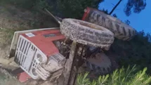 Bilecik'te Devrilen Traktör Kazası