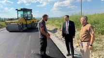 Çavdarhisar'da Asfalt Çalışmaları İncelendi