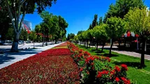 Malatya'da Parklar Çiçeklerle Donatıldı