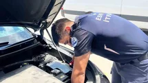 Eskişehir'de Sıkışan Kedi Kurtarıldı
