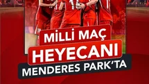 Aydın'da Milli Maç Coşkusu
