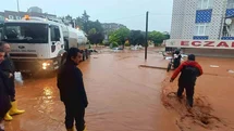 Kırşehir'de Sağanak Yağmur Sele Dönüştü