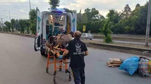 Trafiğe kapalı alanda kaza: 1 yaralı