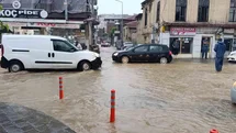 Salihli'de Şiddetli Yağışlar Etkili Oldu