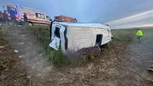 Kulu'da İşçi Servisi Devrildi